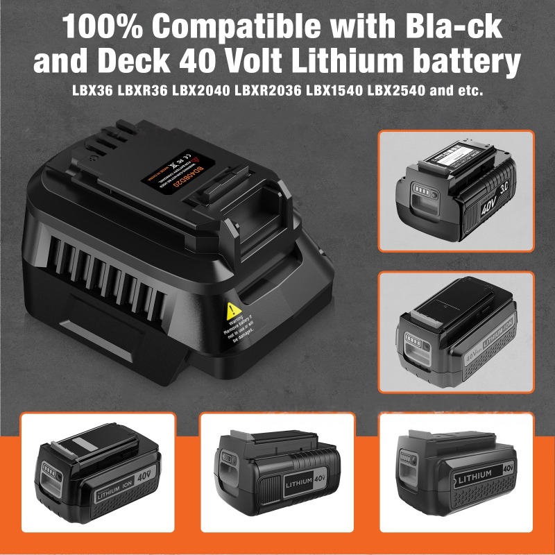 HAKSINKY Tool Battery Adapter  - огляд і ціна Black+Decker Tool Cordless