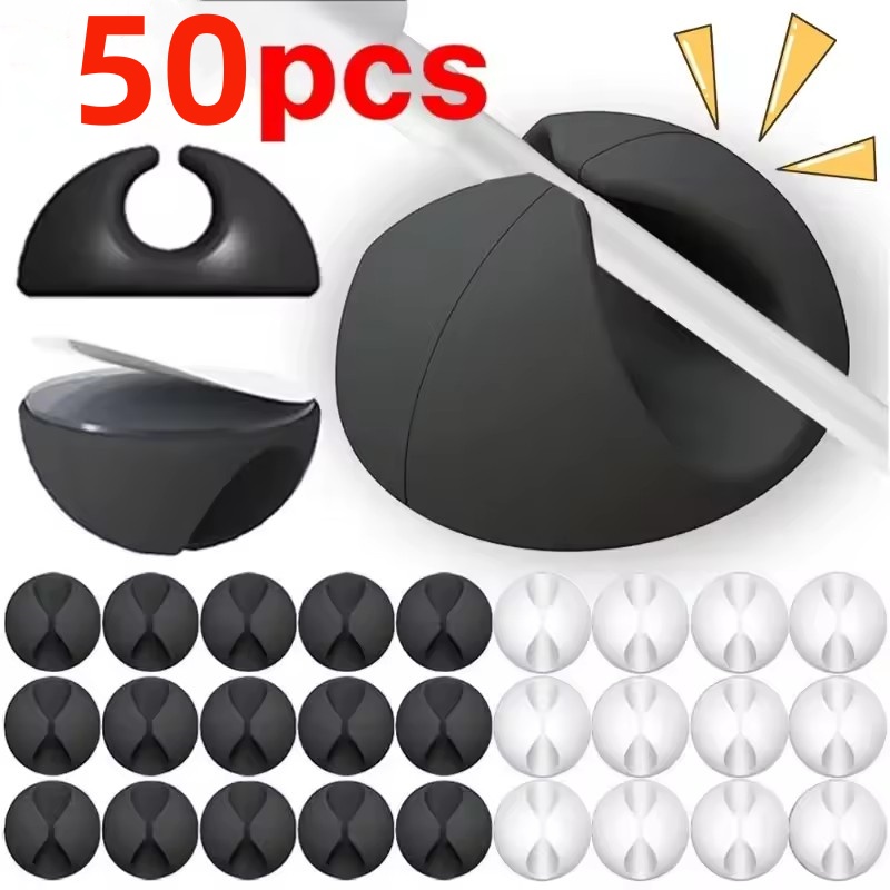 5/50Pcs Cable Clip Winder Orga - огляд і ціна Cable Staple Clip