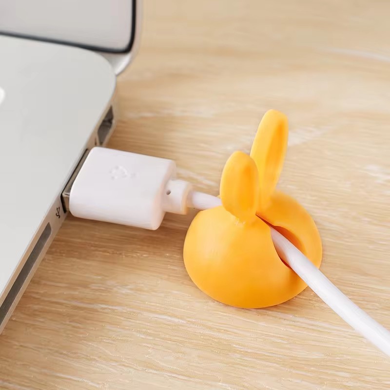 Cute Rabbit Ear Cable Manager  - огляд і ціна Cable Staple Clip