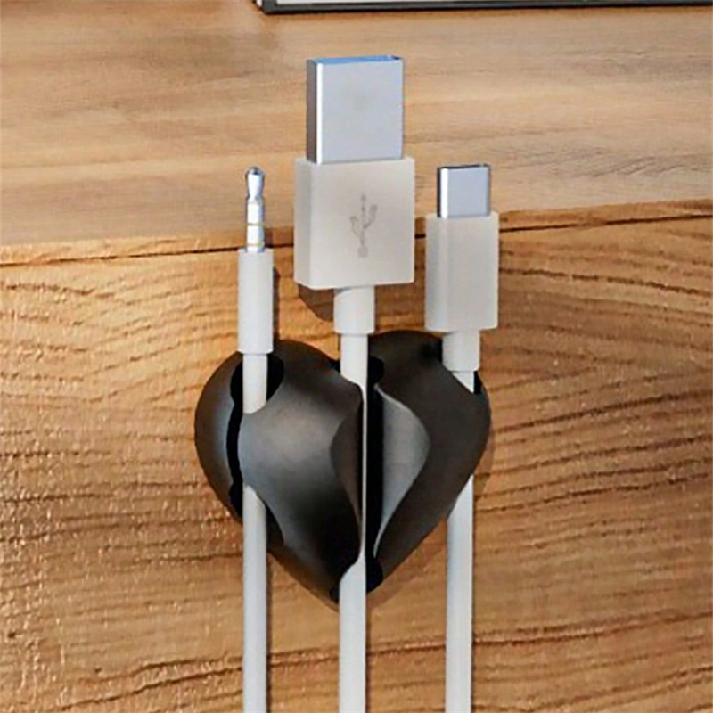 2pcs Heart-Shaped Mini Cable W - огляд і ціна Cable Staple Clip