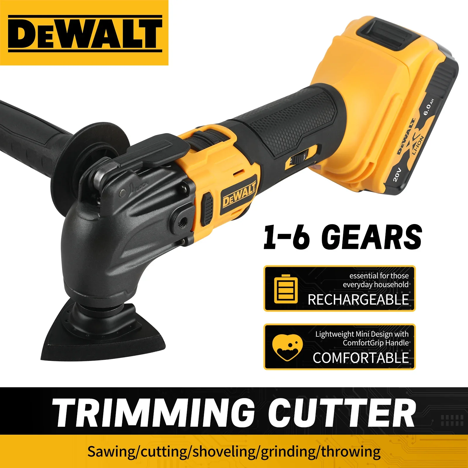 2026 DEWALT 21V MAX Brushless  - огляд і ціна Grout Saw Removal
