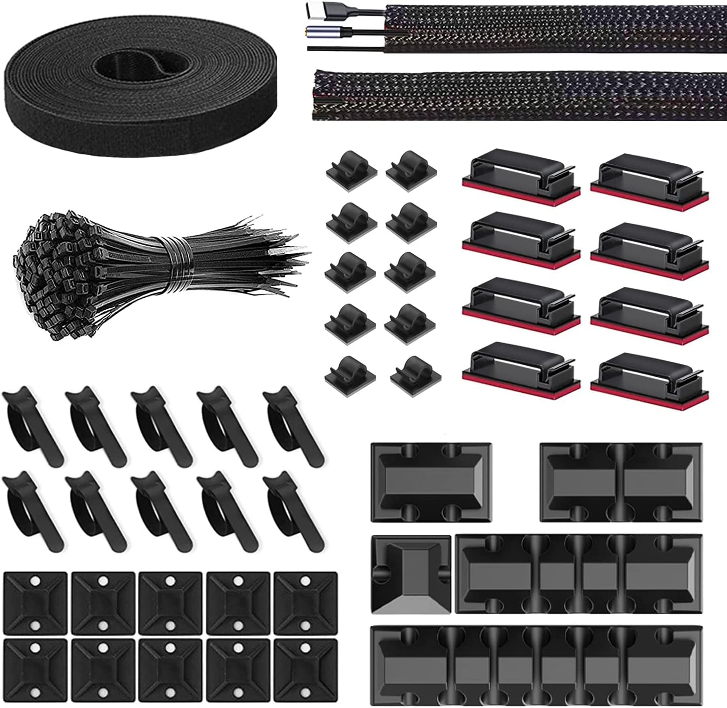 146 Pcs Cable Organizer Set Co - огляд і ціна Cable Staple Clip