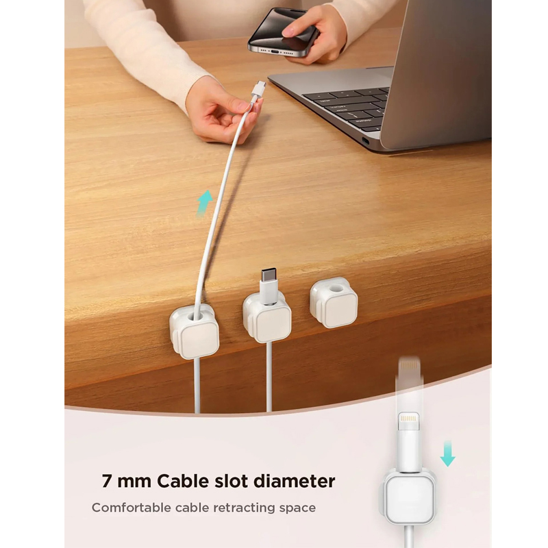 ​Magnetic Cable Clips Adjustab - огляд і ціна Cable Staple Clip