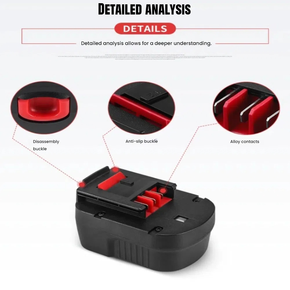 Upgraded 14.4V 6000mAh Ni-MH B - огляд і ціна Black+Decker Tool Cordless