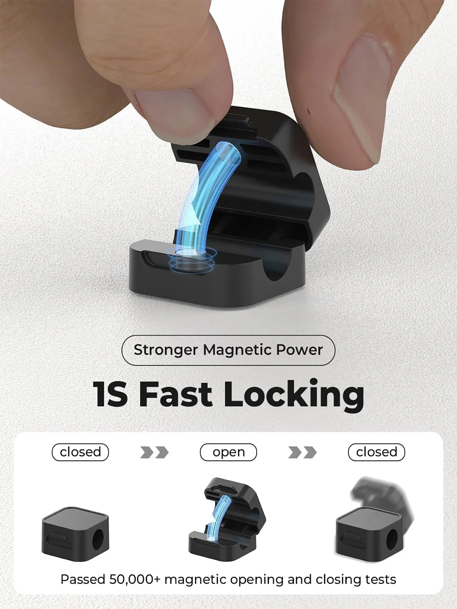 ​Magnetic Cable Clips Adjustab - огляд і ціна Cable Staple Clip